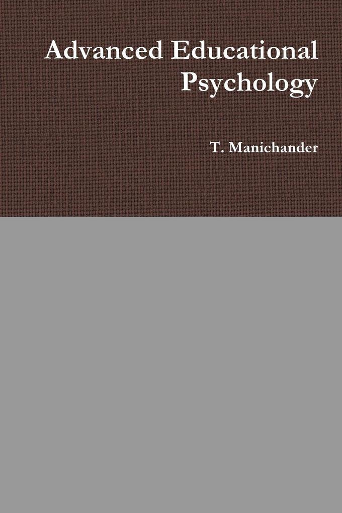 Advanced Educational Psychology