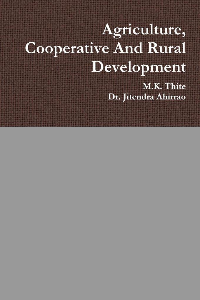 Agriculture Cooperative And Rural Development