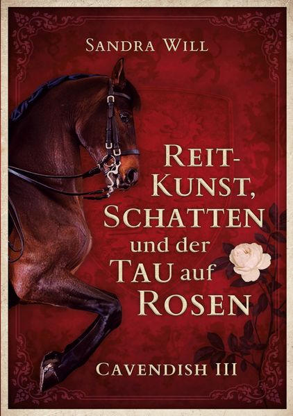 Reitkunst Schatten und der Tau auf Rosen
