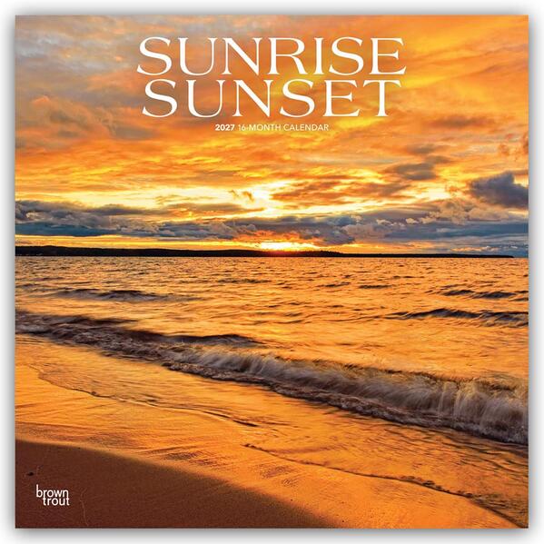 Sunrise Sunset - Sonnenaufgänge - Sonnenuntergänge 2027 - 16-Monatskalender