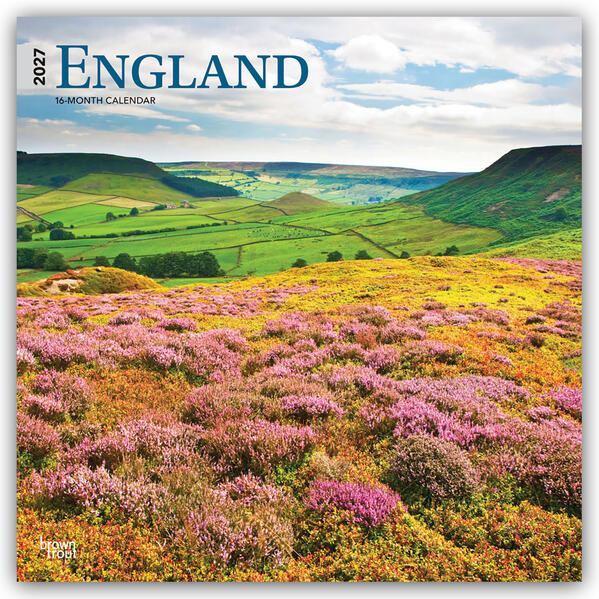 England 2027 - 16-Monatskalender