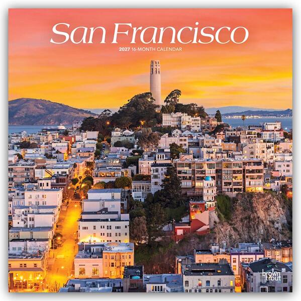 San Francisco 2027 - 16-Monatskalender