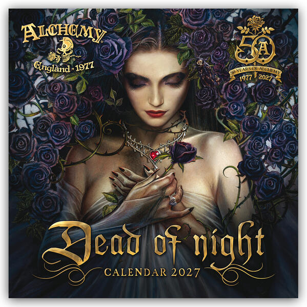 Alchemy Dead of Night - Mitten in der Nacht 2027 - Original Flame Tree Publishing-Kalender [Kalender]