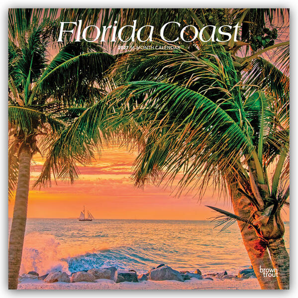 Florida Coast - Florida Küste 2027 - 16-Monatskalender