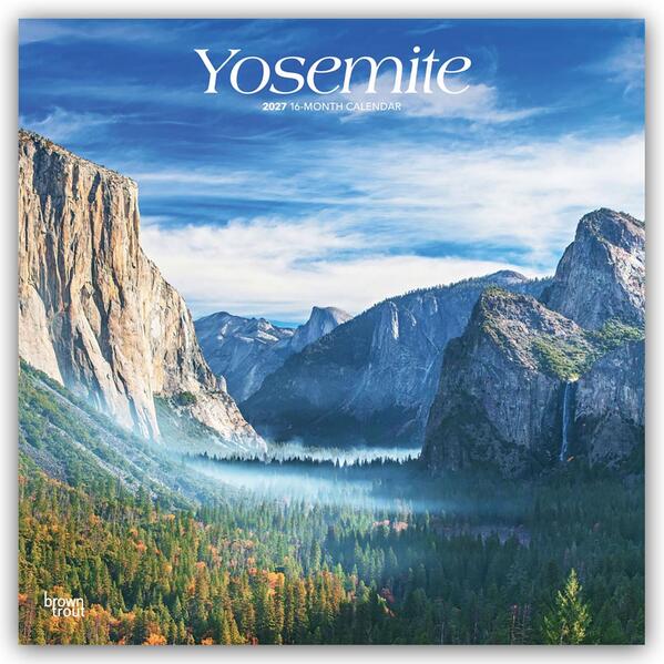 Yosemite - Yosemite Nationalpark 2027 - 16-Monatskalender