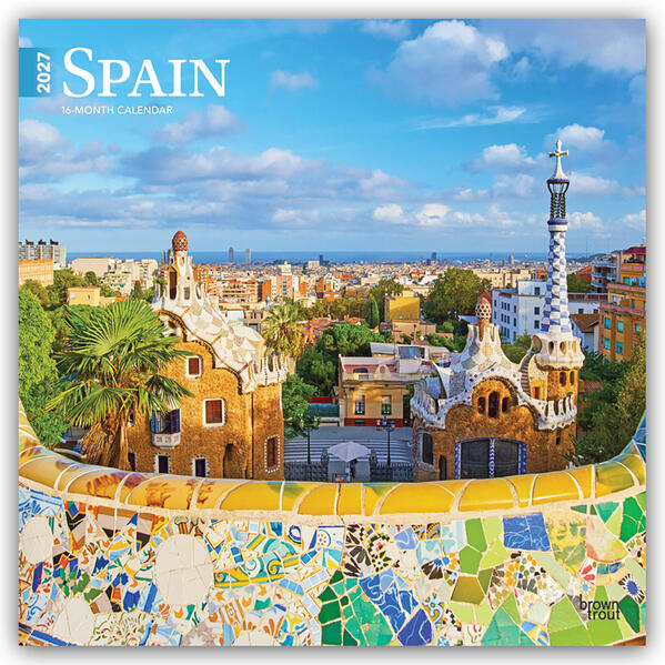 Spain - Spanien 2027 - 16-Monatskalender
