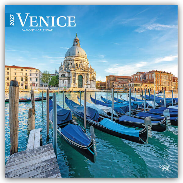 Venice - Venedig 2027 - 16-Monatskalender