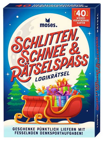 Schlitten Schnee & Rätselspaß