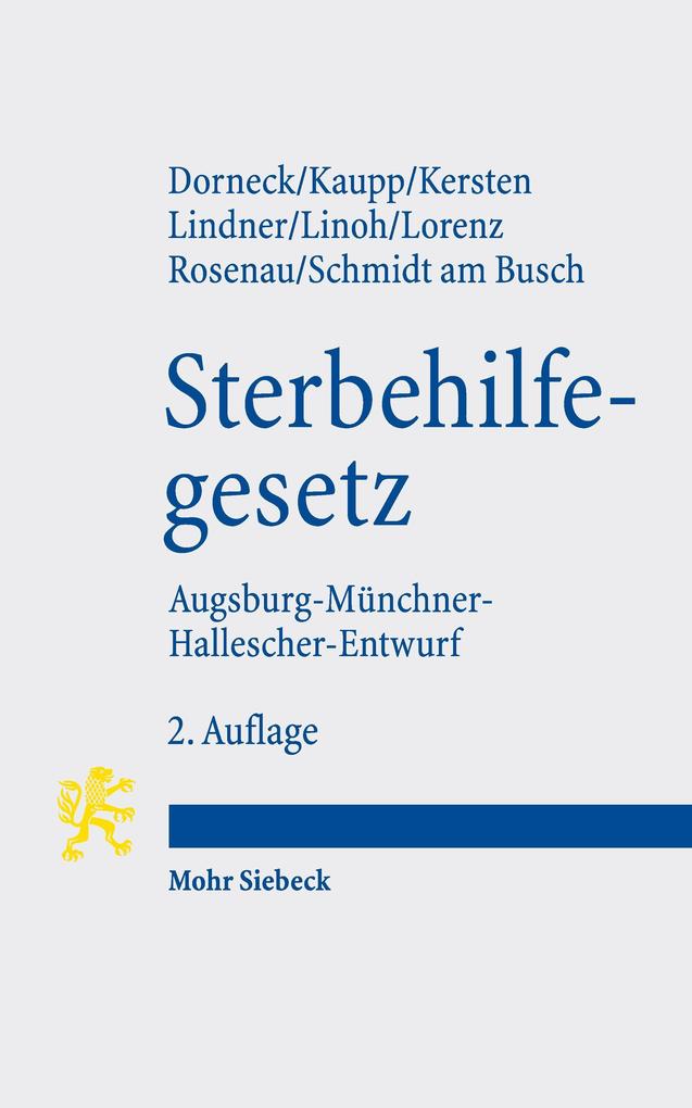Gesetz zur Gewährleistung selbstbestimmten Sterbens und zur Suizidprävention