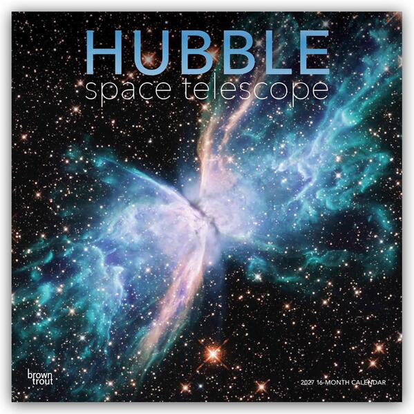 Hubble Space Telescope - Hubble Weltraumteleskop 2027 - 16-Monatskalender