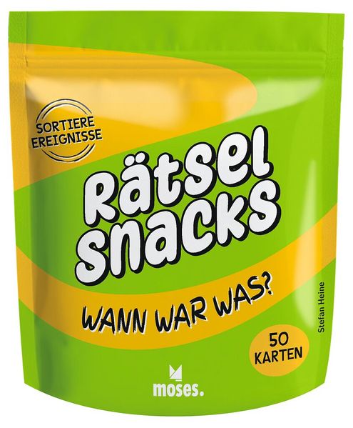 Rätsel Snacks Wann war was?