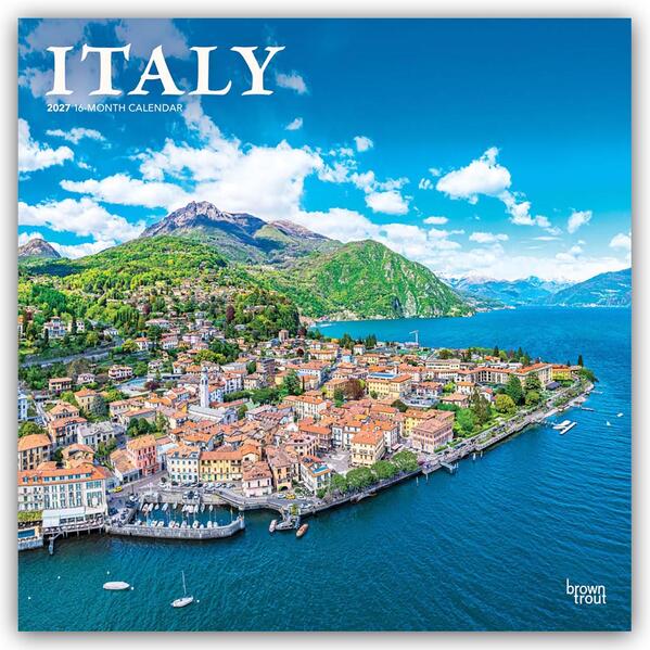 Italy - Italien 2027 - 16-Monatskalender