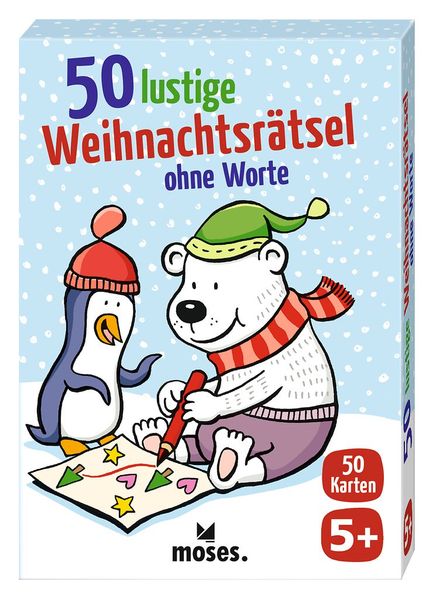 50 lustige Weihnachtsrätsel ohne Worte