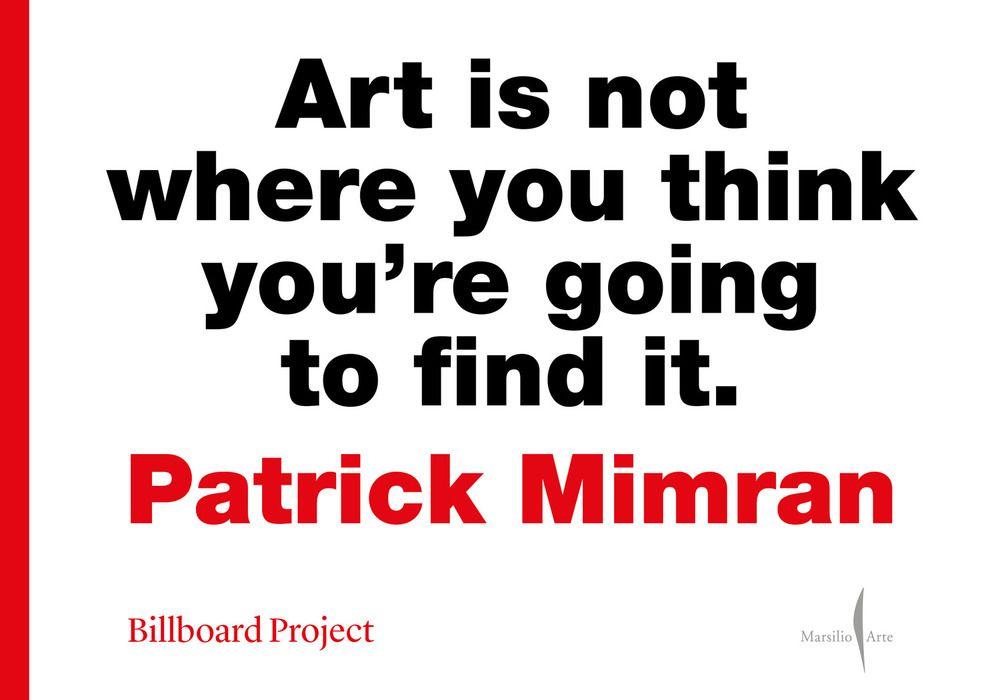 Patrick Mimran: Billboard Project
