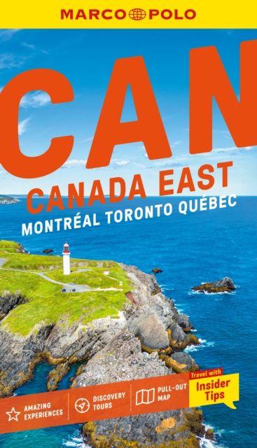 Marco Polo Canada East Pocket Travel Guide | Pull-out Map | Local Knowledge | Covers: Montreal Toronto Quebec and more
