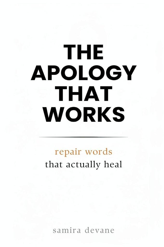 The Apology That Works