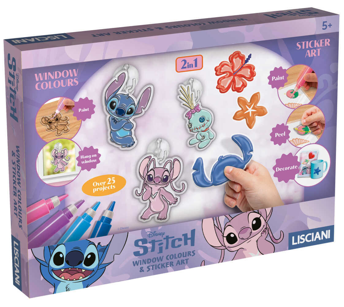 Stitch Window Colours & Sticker Art