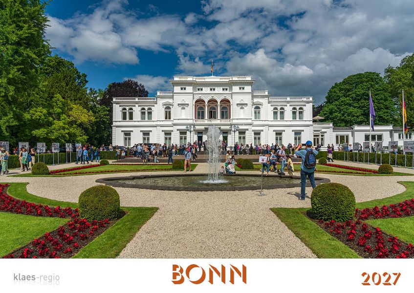 Bonn 2027 Bildkalender A4 quer spiralgebunden
