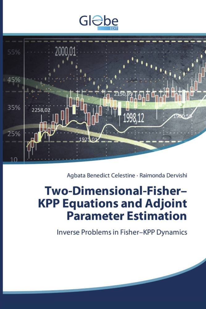 Two-Dimensional-Fisher-KPP Equations and Adjoint Parameter Estimation