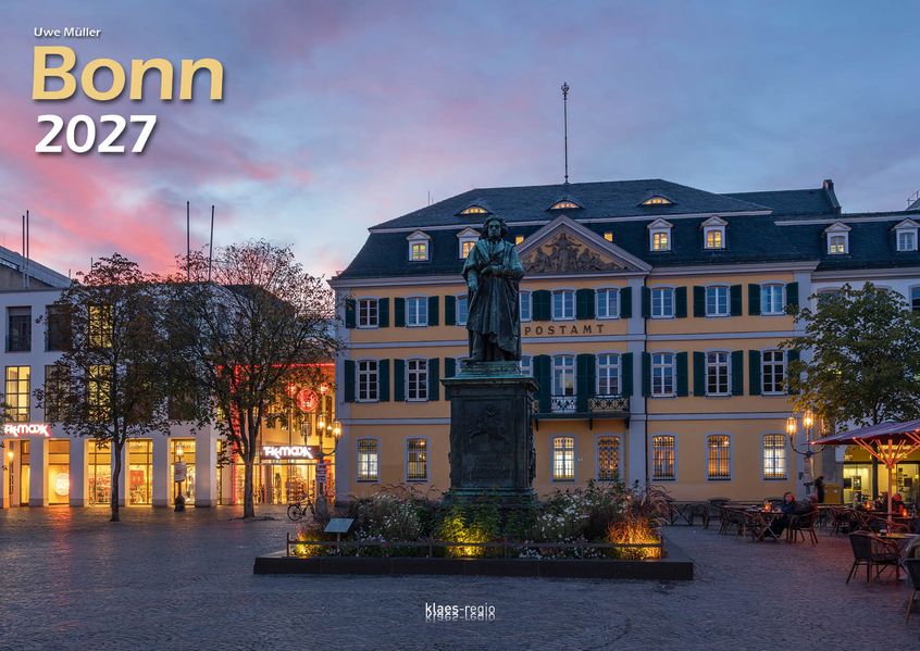 Bonn 2027 Bildkalender A3 quer spiralgebunden