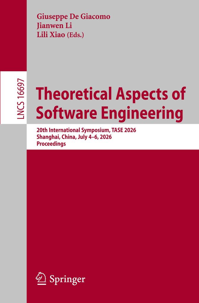 Theoretical Aspects of Software Engineering