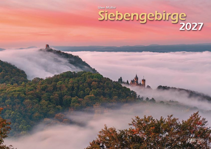 Siebengebirge 2027 Bildkalender A3 quer spiralgebunden