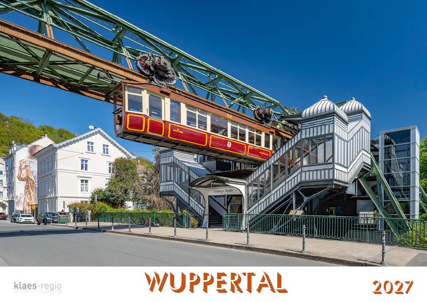 Wuppertal 2026 Bildkalender A4 Spiralbindung