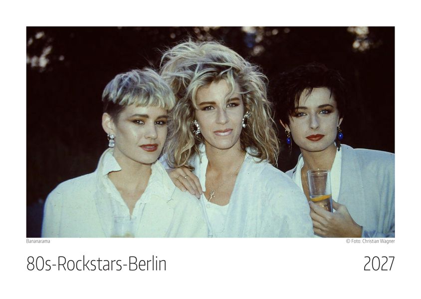 80s Rockstars Berlin Kalender 2027