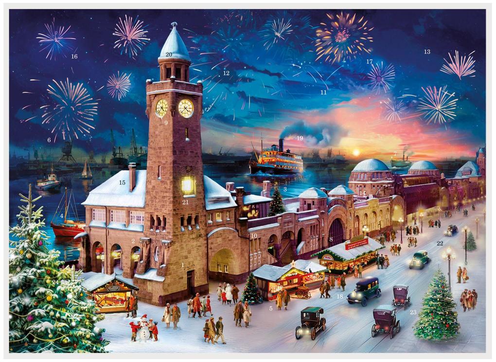 Adventskalender 'Hamburg Landungsbrücken'