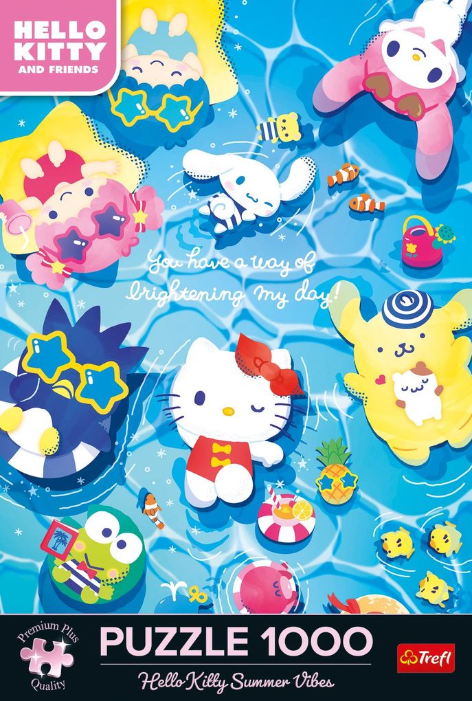 Puzzle Premium Plus 1000 Hello Kitty Sommerentspannung