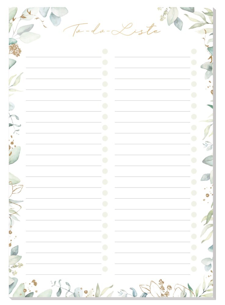 paper&you Block A5 To-do [Blattgold] EM