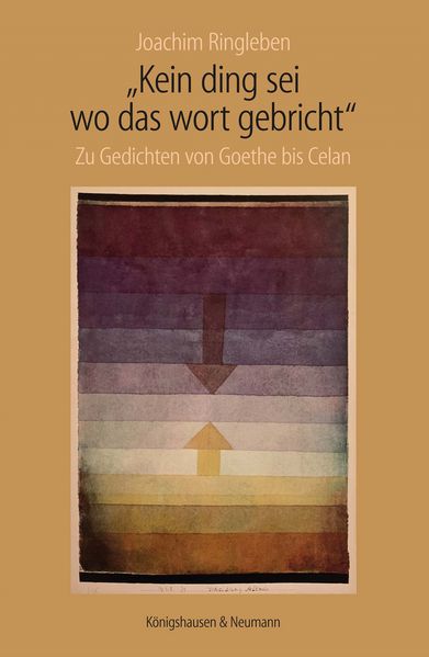 'Kein Ding sei wo das wort gebricht'