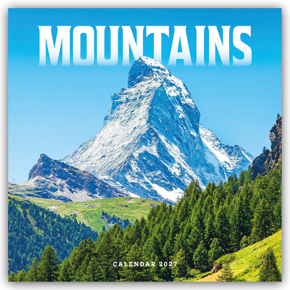 Mountains - Die höchsten Berge 2027 - Wand-Kalender