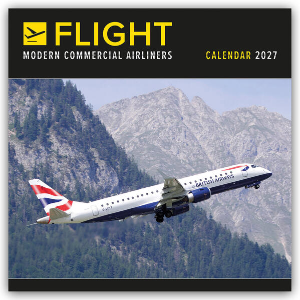 Flight - Modern Commercial Airliners - Passagierflugzeuge 2027 - Wand-Kalender