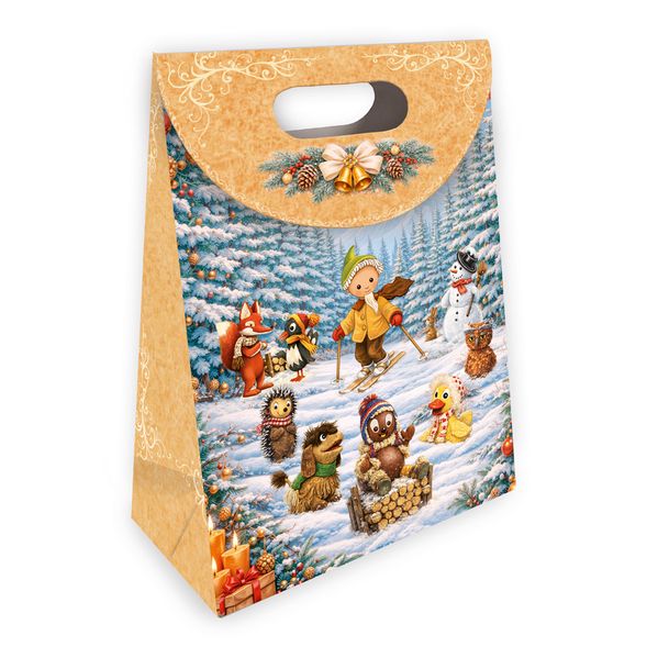 TRÖTSCH - Unser Sandmännchen Geschenktasche mit Verschluss Nostalgie medium