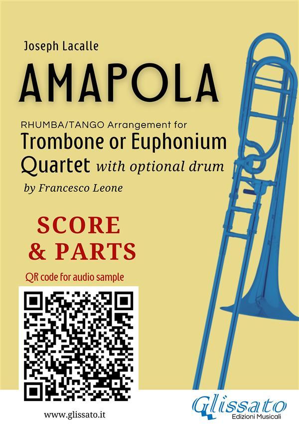 Amapola - Trombone Quartet Score & Parts