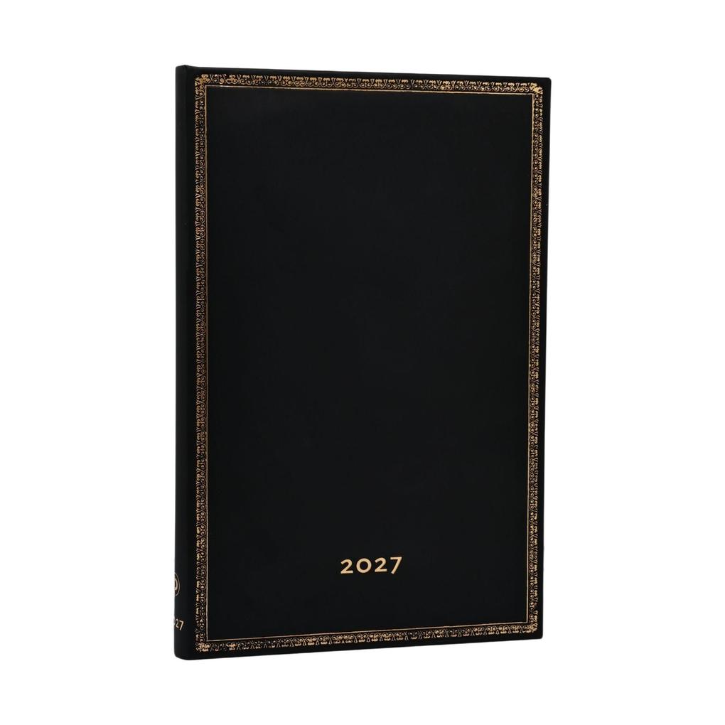 12-Monatskalender 2027 Black Edition Maxi Horizontal