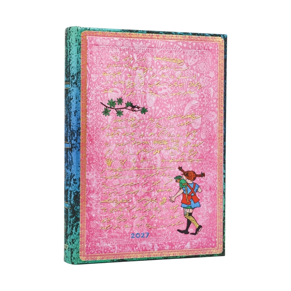 12-Monatskalender 2027 Astrid Lindgren Pippi Langstrumpf Midi Tagesüberblick