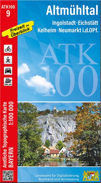 ATK100-9 Altmühltal (Amtliche Topographische Karte 1:100000)