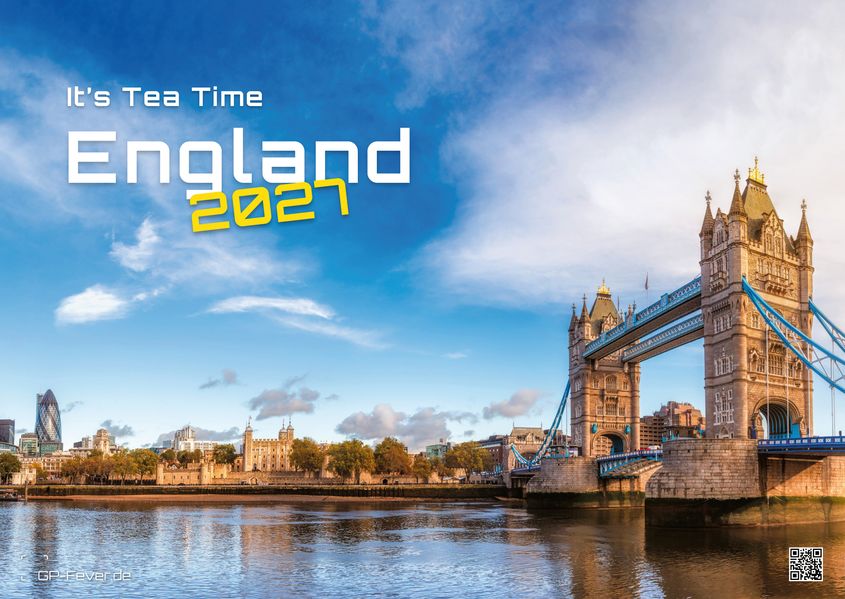 England - It's Tea Time - 2027 - Kalender DIN A2