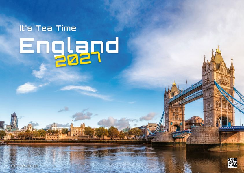 England - It's Tea Time - 2027 - Kalender DIN A3