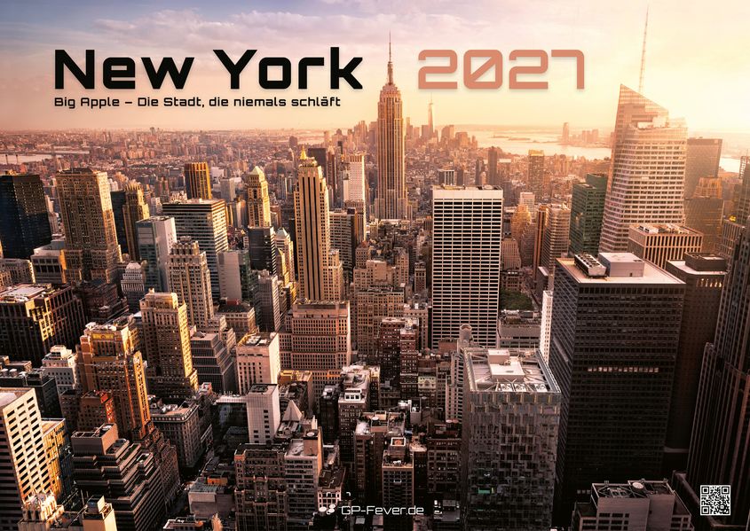 New York - die Stadt die niemals schläft - 2027 - Kalender DIN A2