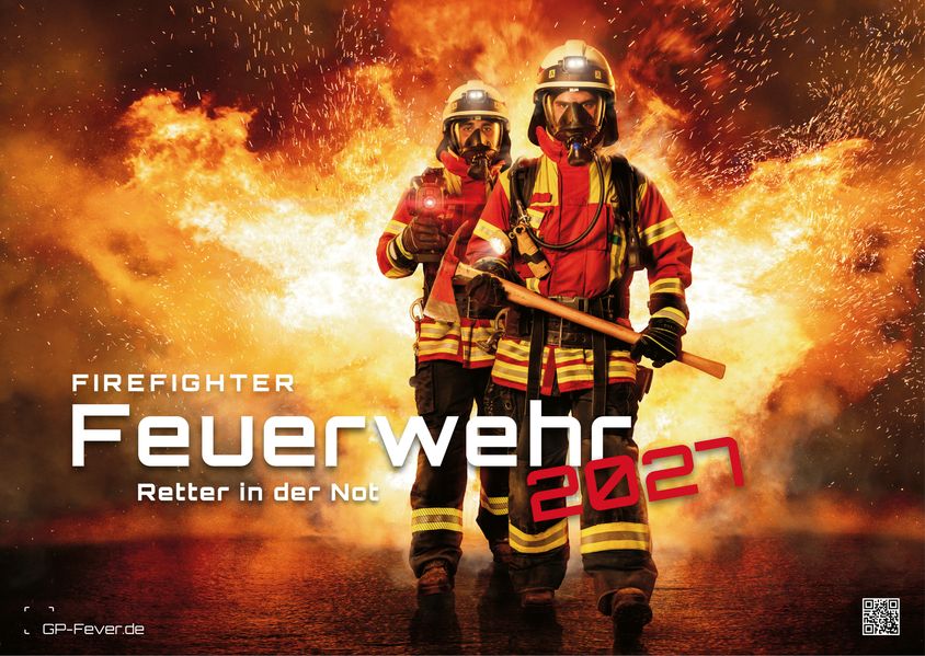 FIREFIGHTER - Retter in der Not - Feuerwehr - 2027 - Kalender DIN A3