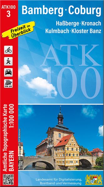 ATK100-3 Bamberg - Coburg (Amtliche Topographische Karte 1:100000)