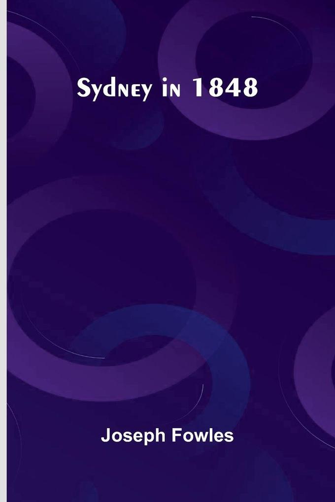 Sydney in 1848