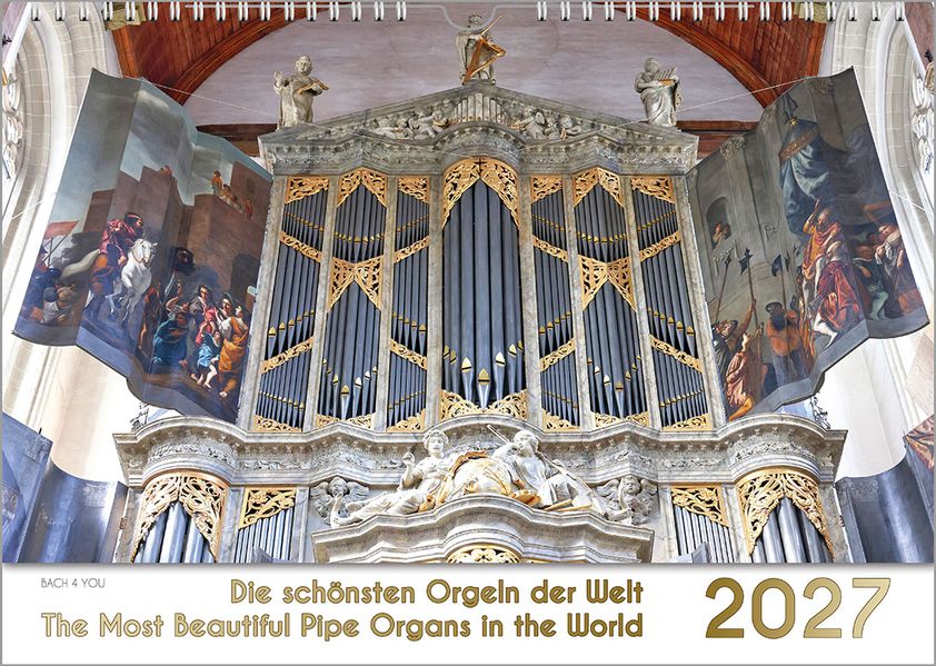 Der Orgelkalender ein Musik-Kalender 2027 DIN A4