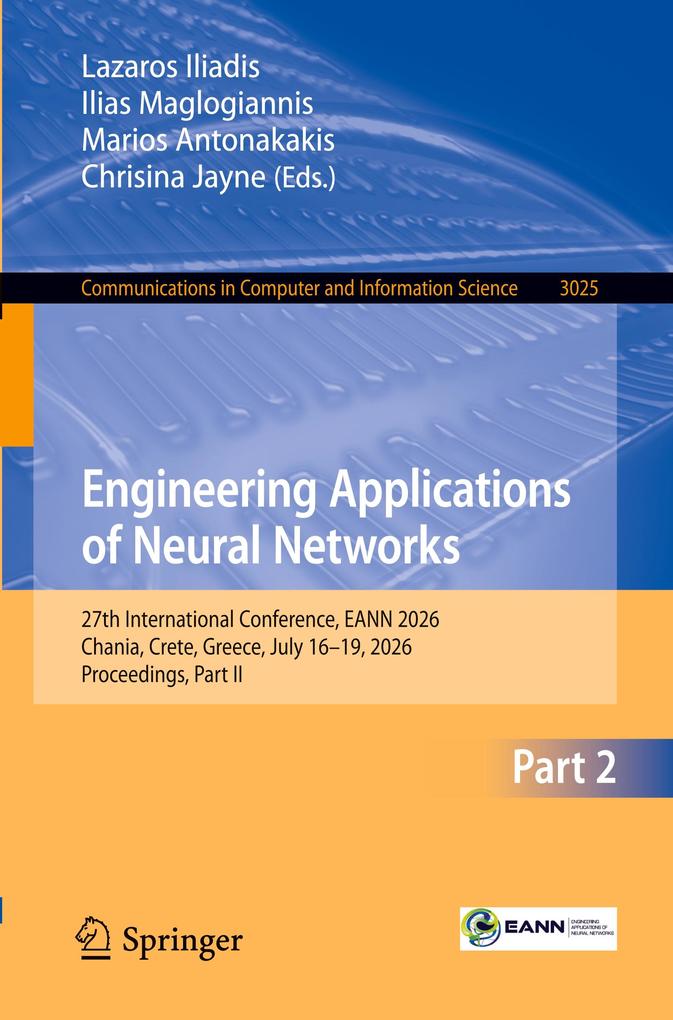 Engineering Applications of Neural Networks