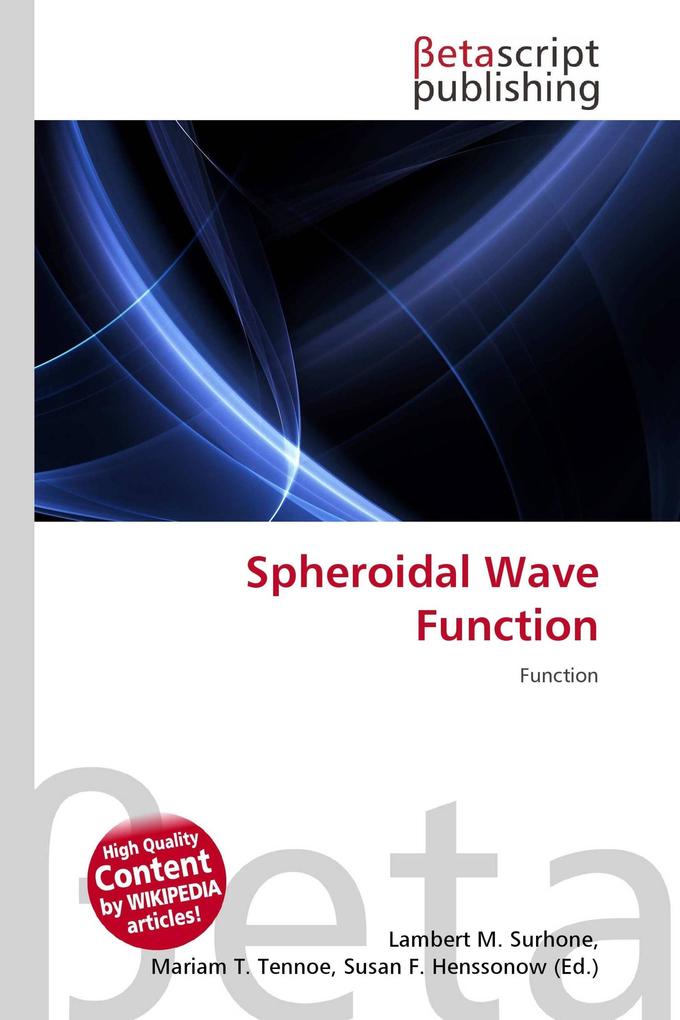 Spheroidal Wave Function