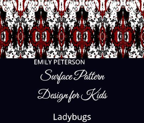 Surface Pattern Design for Kids: Ladybugs