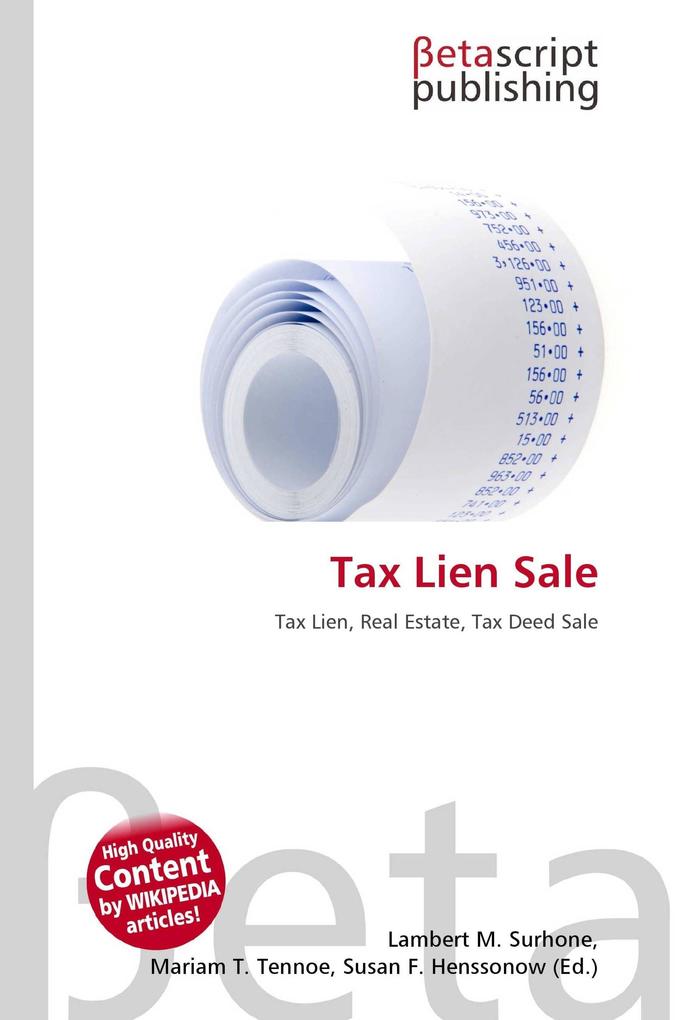 Tax Lien Sale